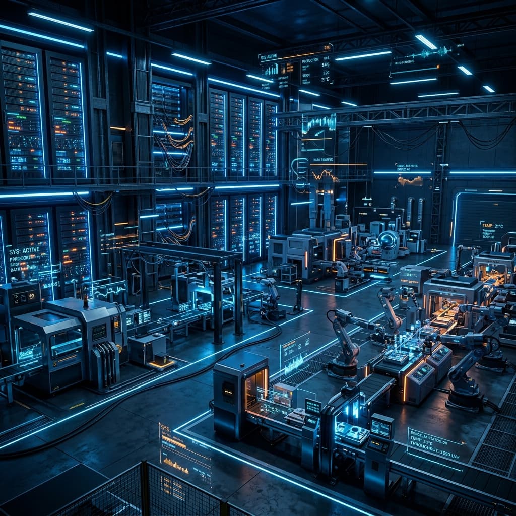 Operação de infraestrutura em ambiente industrial